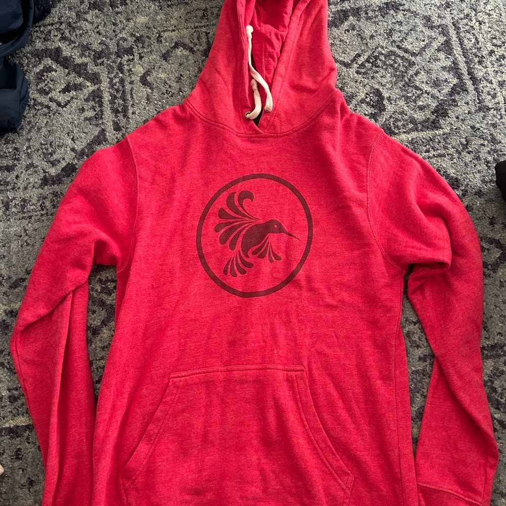 J. America Vibrant Red Hoodie